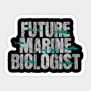 Future Marine Biologist Biology Students Gift Sticker